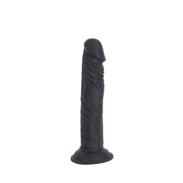 Realistic Black Dildo No.010 (23,0x4,3cm) mit Saugfuß