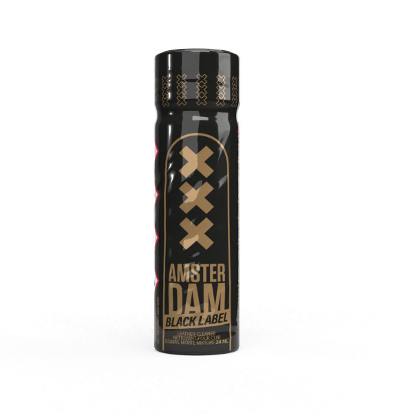 Leather Cleaner "XXX Amsterdam Black Label 24ml" (Isoamyl Nitrite Mixture)