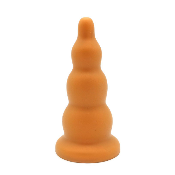 Stufen Anal Plug " Blob M " 20,0x2,5-8,5cm aus Soft Silikon mit starkem Saugnapf