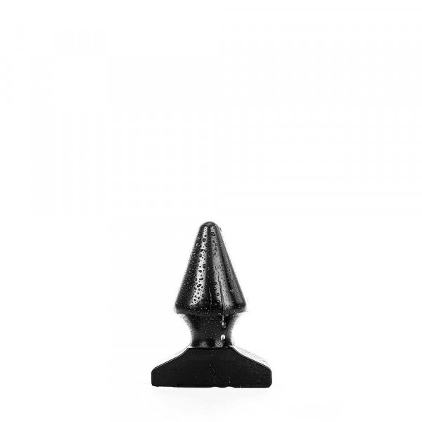 All Black Analplug " The Classic L " 17,0x8,0cm Buttplug in klassischer Form