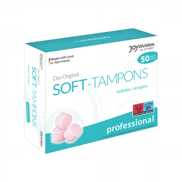 Soft Tampons Professional 50er Packung, auf Sport, Sauna, Schwimmen und Intimverkehr während der Men