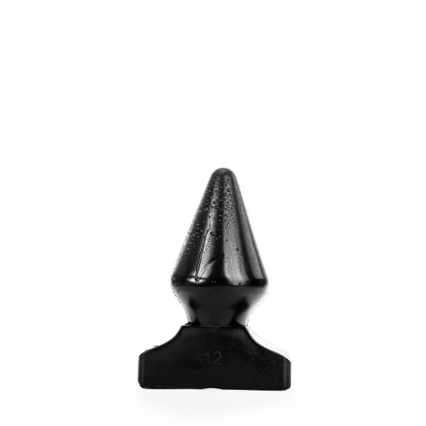 All Black Analplug " The Classic XXXL " 23,0x12,0cm Buttplug in klassischer Form