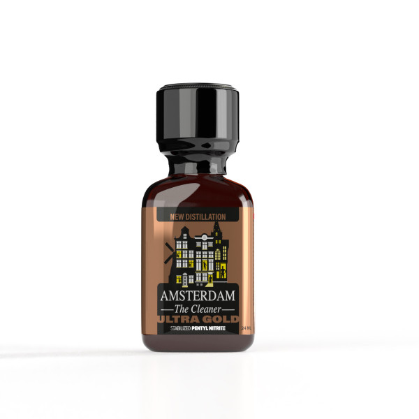 Leather Cleaner "Amsterdam The Cleaner Ultra Gold 24ml" (Pentyl Nitrite Mixture)