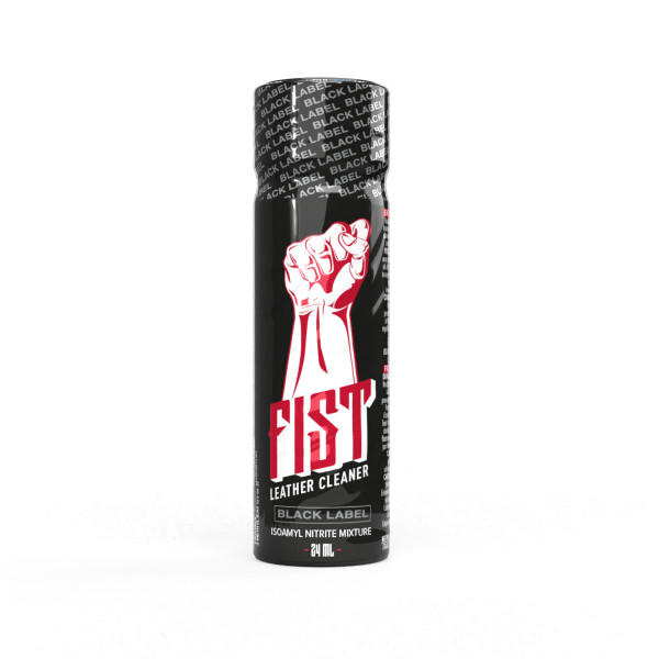 Leather Cleaner "Fist Black Label 24ml" Slim Bottle (Isoamyl Nitrite Mixture)