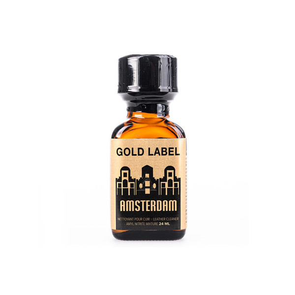 Leather Cleaner "Amsterdam Gold Label 24ml" (Isoamyl Nitrite Mixture)