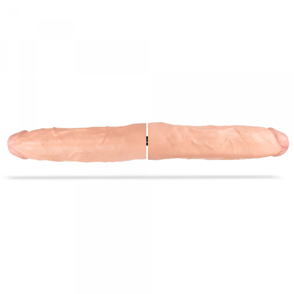 Deep'R Doppel Dildo " Veiny " 57,0x5,8-7,0cm, 2 Dildos in einem