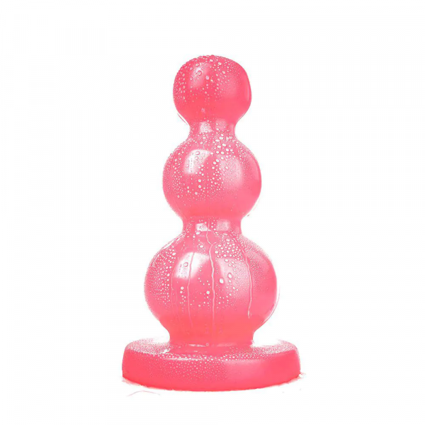 Bubble Toys Stufen Plug " Momo " 31,0x8,1-13,7cm, mit Bubblegum Duft