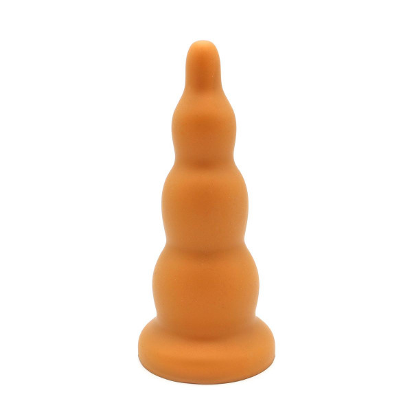 Stufen Anal Plug " Blob S " 20,0x2,0-7,5cm aus Soft Silikon mit starkem Saugnapf