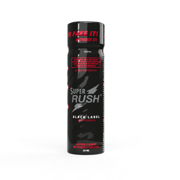 Leather Cleaner "Super Rush Black 24ml" Slim Bottle (Pentyl Nitrite Mixture)