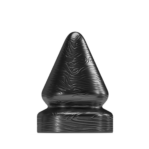 Stretch'R " Sirup Butt Plug M " 18,0x13,5cm, Schwarz Metallic