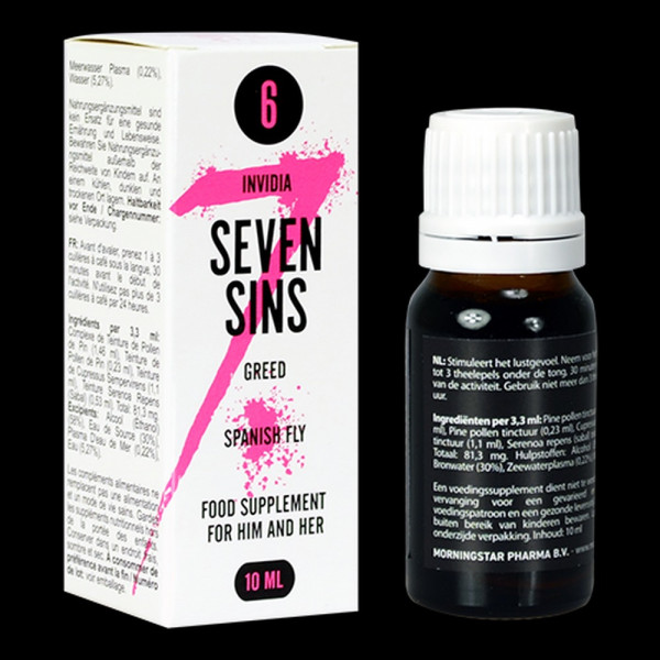 Seven Sins " Greed " Spanische Fliege ( 10ml ) für Sie und Ihn