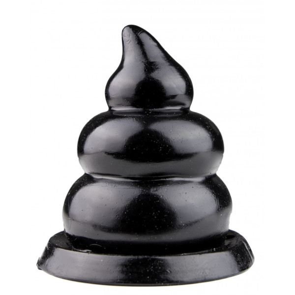 "Dung" Anal Plug 13,5x4,0-8,0cm, mit Saugnapfboden